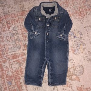 Baby Gap denim romper